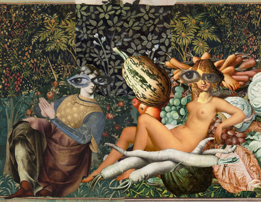 a look, 2019, digital collage