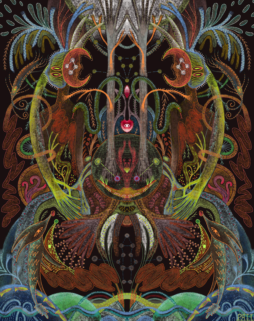 nature motif, 2022, digital painting