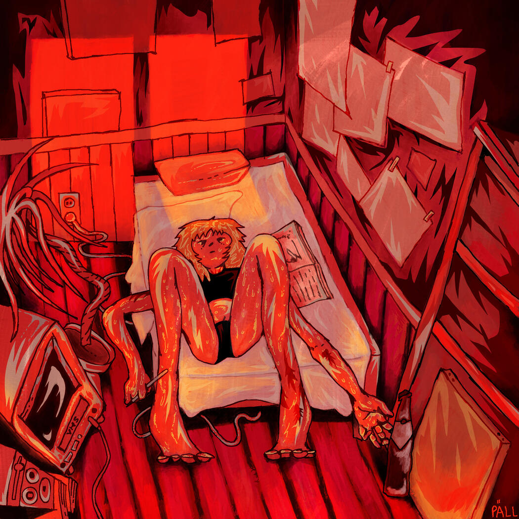 heatwave, 2023, digital painting