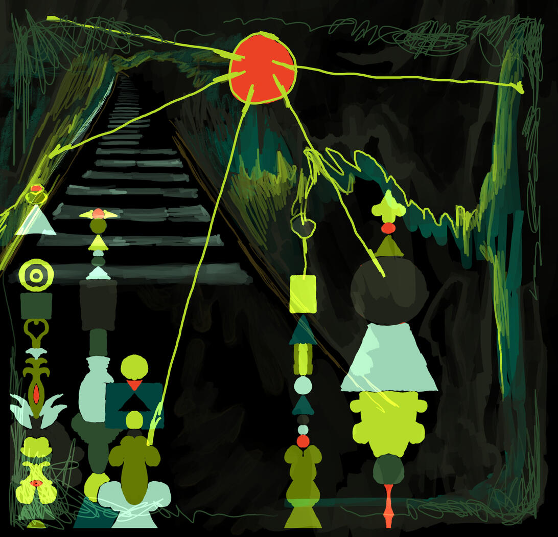 railway no.48, 2025, digital illustration