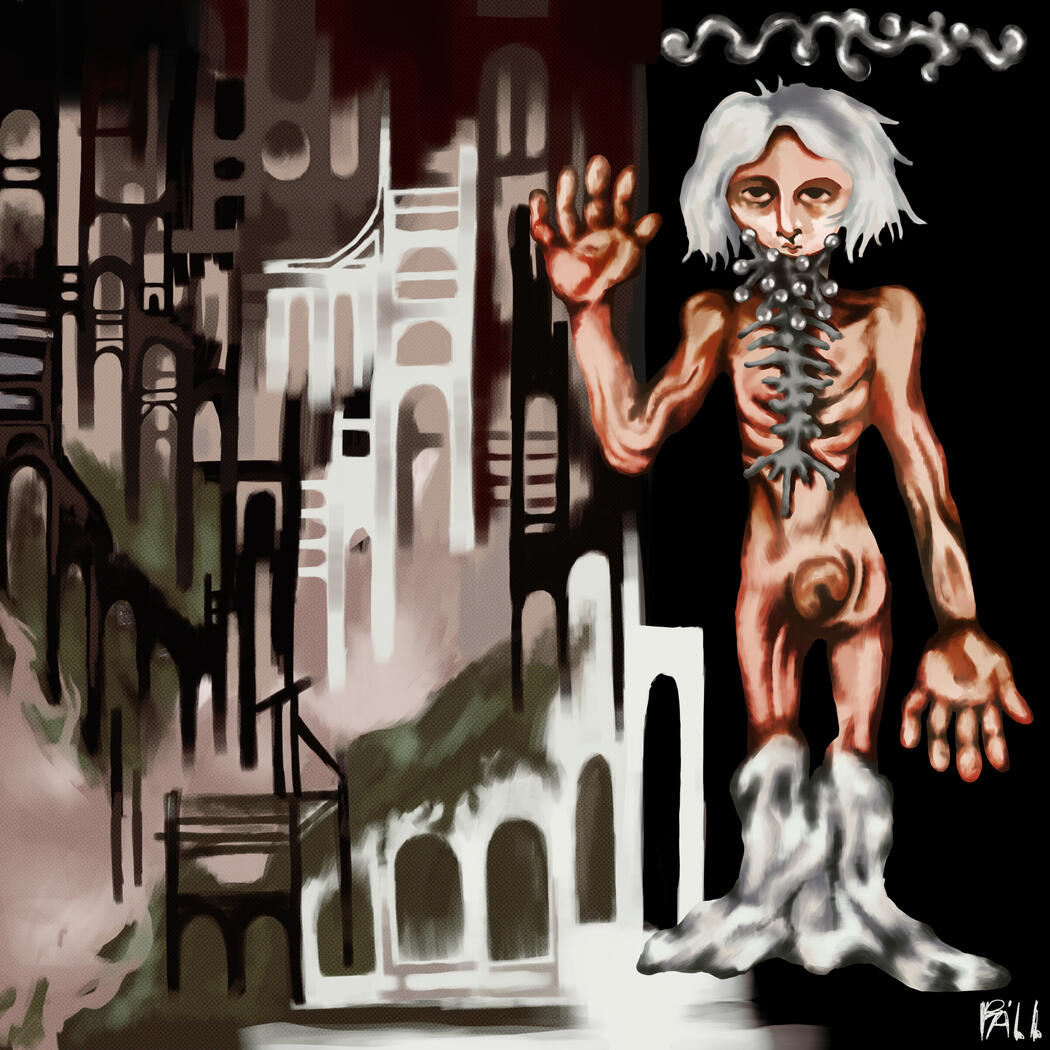 silver river, 2023, digital painting