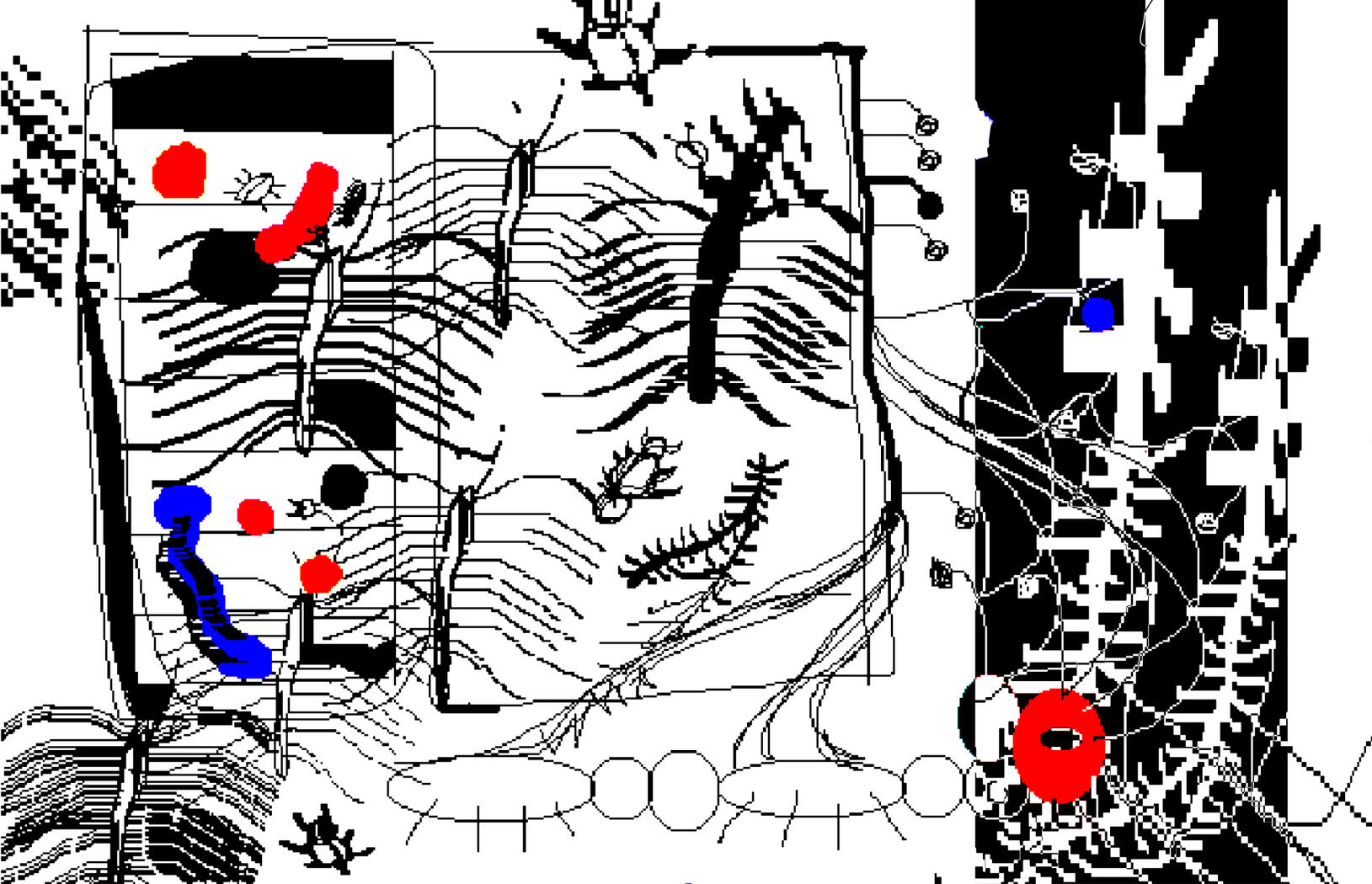 kõht on tühi, 2023, digital illustration